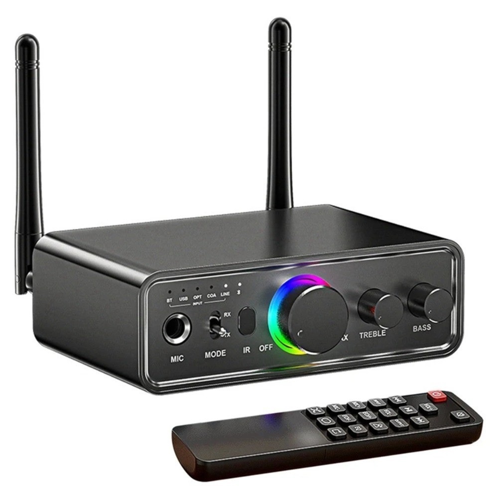 SOAIY Bộ Thu Phát Âm Thanh Bluetooth 5.3 HiFi, Hỗ Trợ USB, RCA, AUX 3,5 mm, DAC, Đồng Trục, Optical M18 - Hàng Nhập Khẩu
