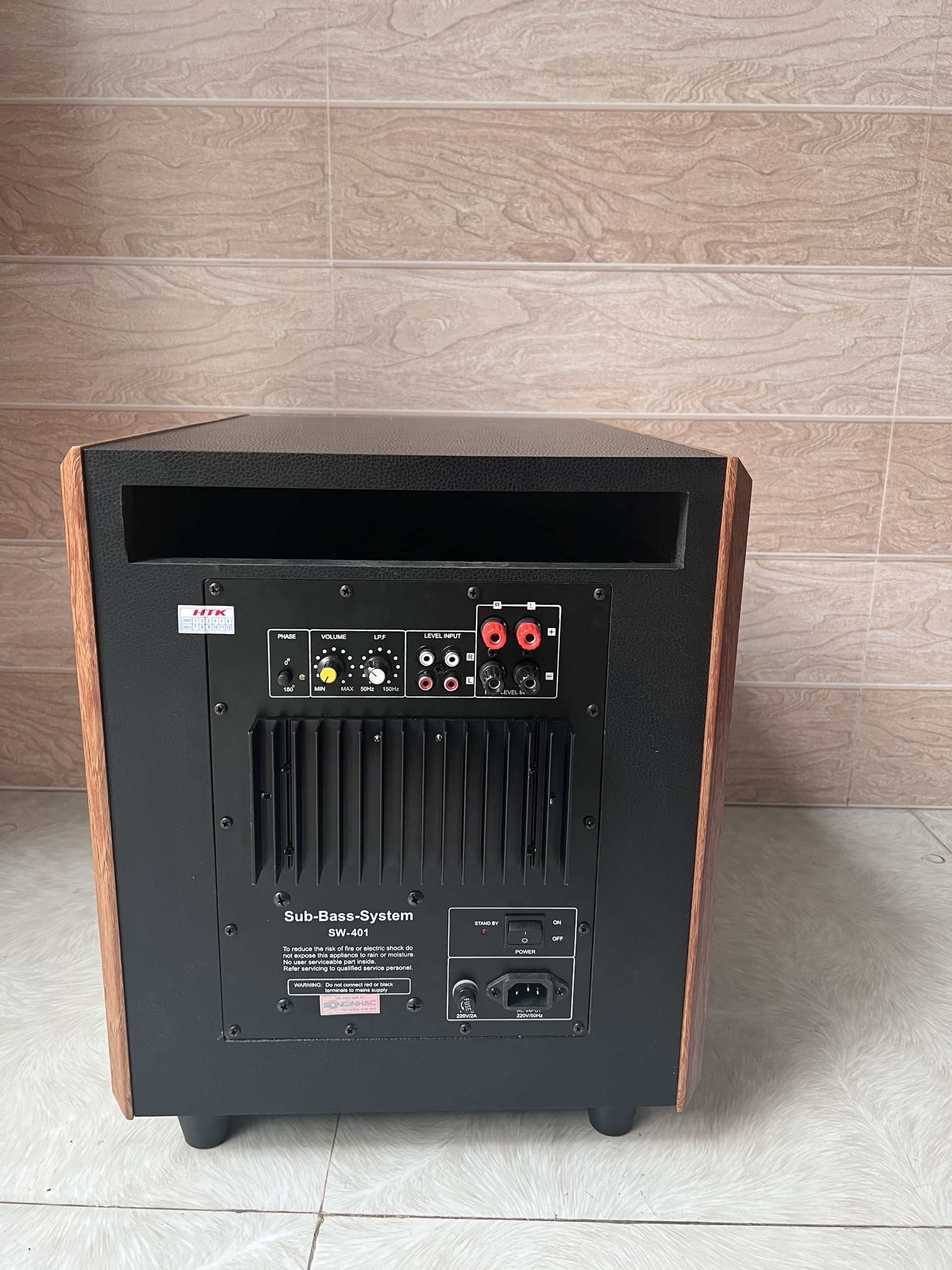 Loa sub điện siêu trầm bass 3 tấc Hỗ trợ cho dàn âm thanh karaoke BellPlus 1200