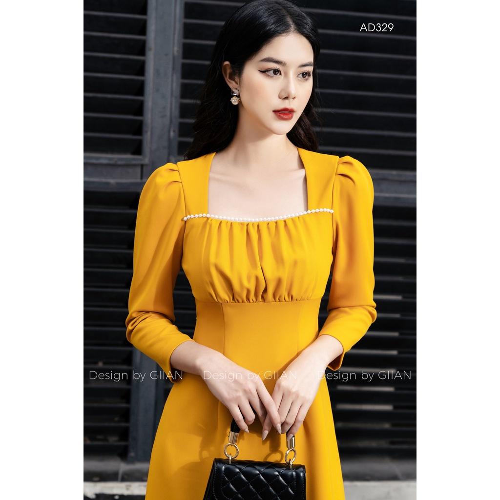 Áo dài cách tân cổ vuông siêu hot