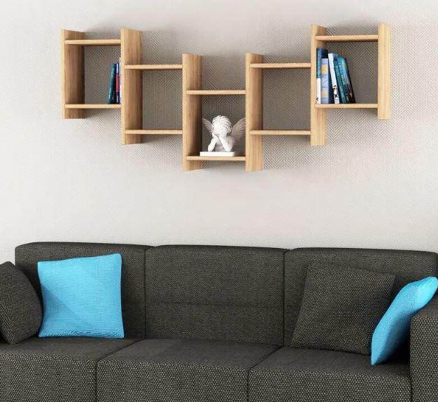 Kệ Gỗ Treo Tường Juno Sofa  CTKT517 KT 151x15x64cm