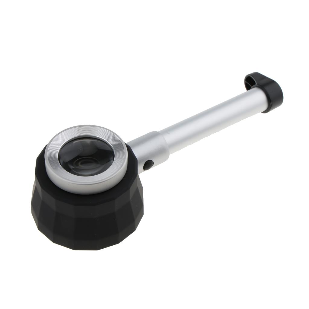 Handheld Magnifier Magnifying Glass with LED and UV Light Magnification 30X