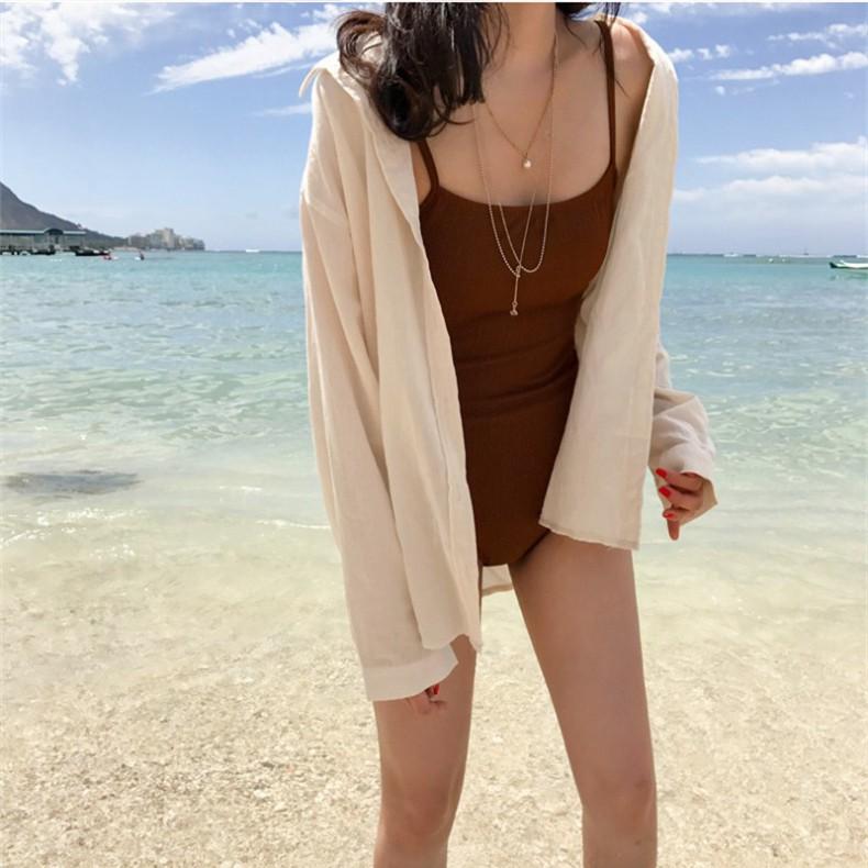 Bikini 1 mảnh cao cấp đỏ đô (Hàng Quãng Châu)