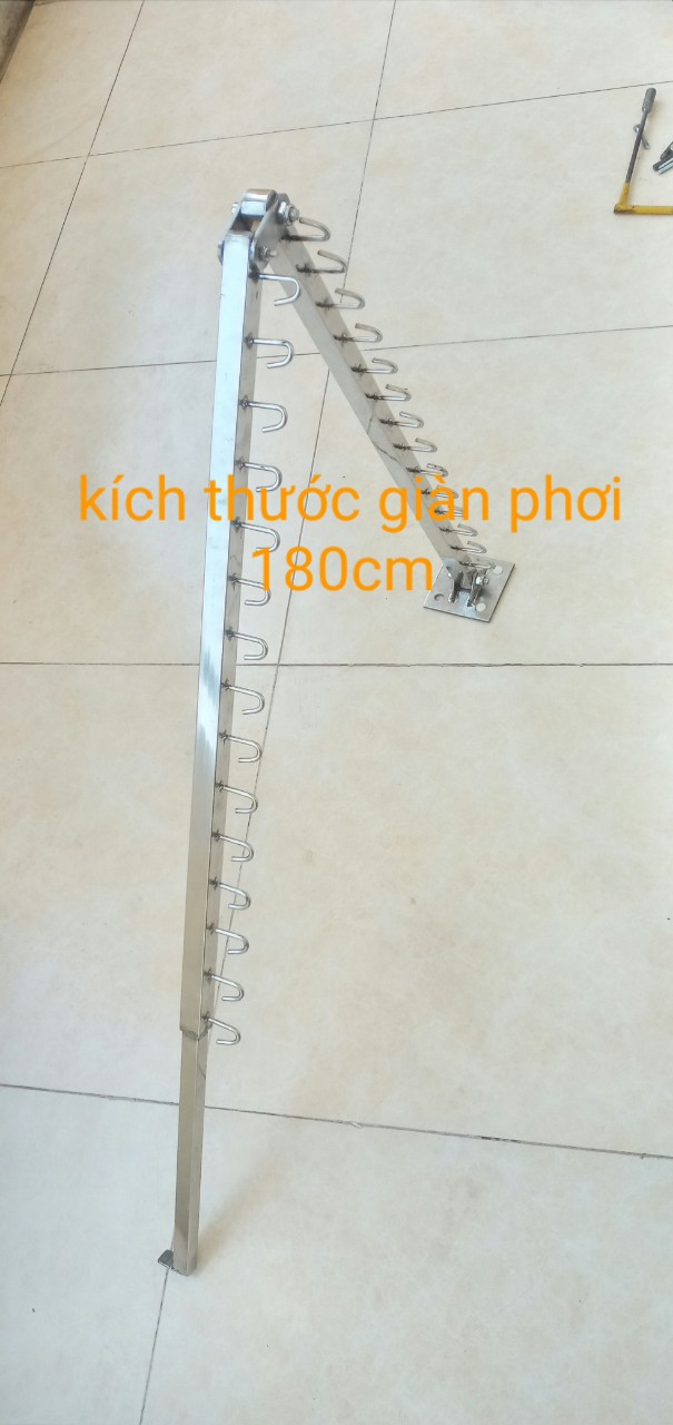 giàn phơi quần áo ban công (inox 304)