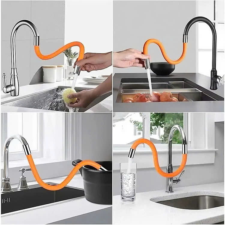 15cm Ống Nối Dài Vòi Nước Silicone Mở Rộng – Ống Nước Linh Hoạt, Dễ Dàng Sử Dụng, Bền Bỉ - HÀNG CHÍNH HÃNG - VÒI NƯỚC VÀ PHỤ KIỆN TƯỚI CÂY
