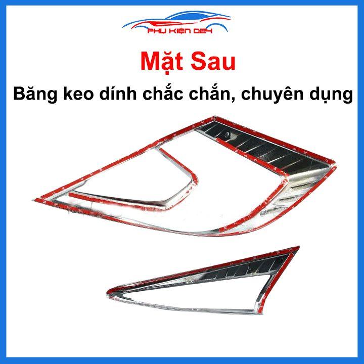 Ốp viền đèn pha hậu mạ crom Civic 2016-2017-2018-2019 chống trầy trang trí bảo vệ xe