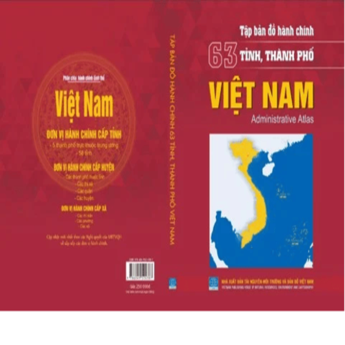 Tập bản đồ Việt Nam 63 tỉnh thành phố 2020