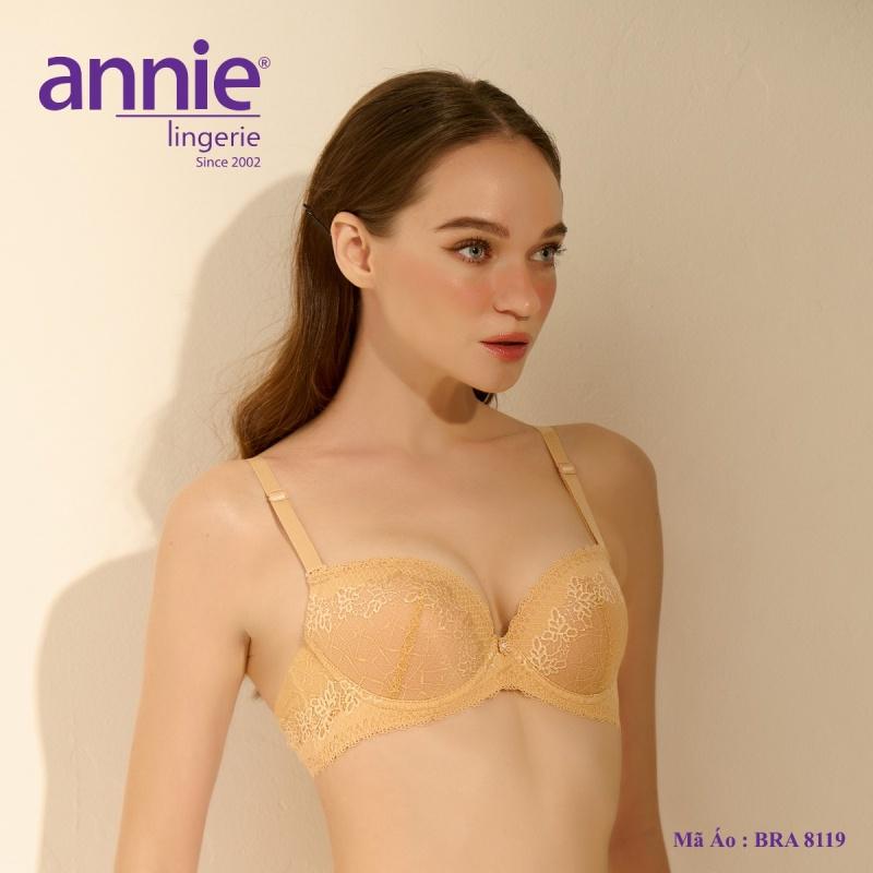 Áo Ngực Mouse Dày Phối Ren Cao Cấp annie bra 8119 nâng ngực Sexy, tạo khe gợi cảm, sang trọng, quyến rũ hợp thời trang