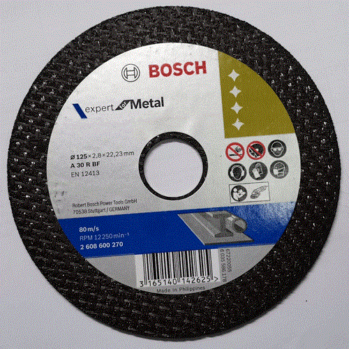 Đá cắt sắt Bosch 125x2,8x22,23mm (2608600270)