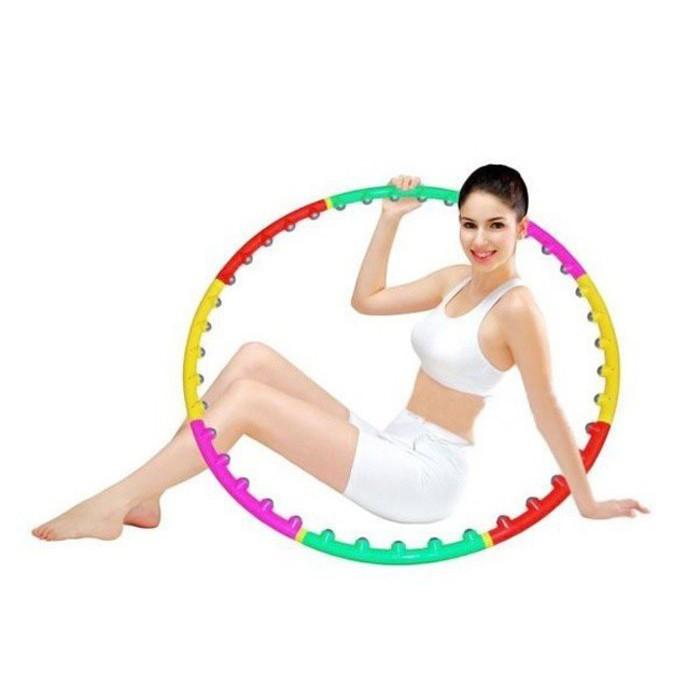 Vòng Lắc Eo, Vòng Lắc Eo Massage Hoop Giảm Mỡ Bụng