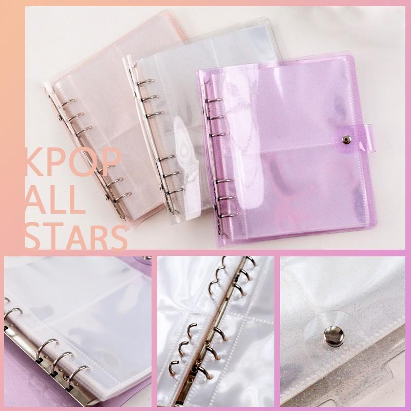 Sổ đựng card Binder nhũ vuông A5 lùn kèm sheet đựng card