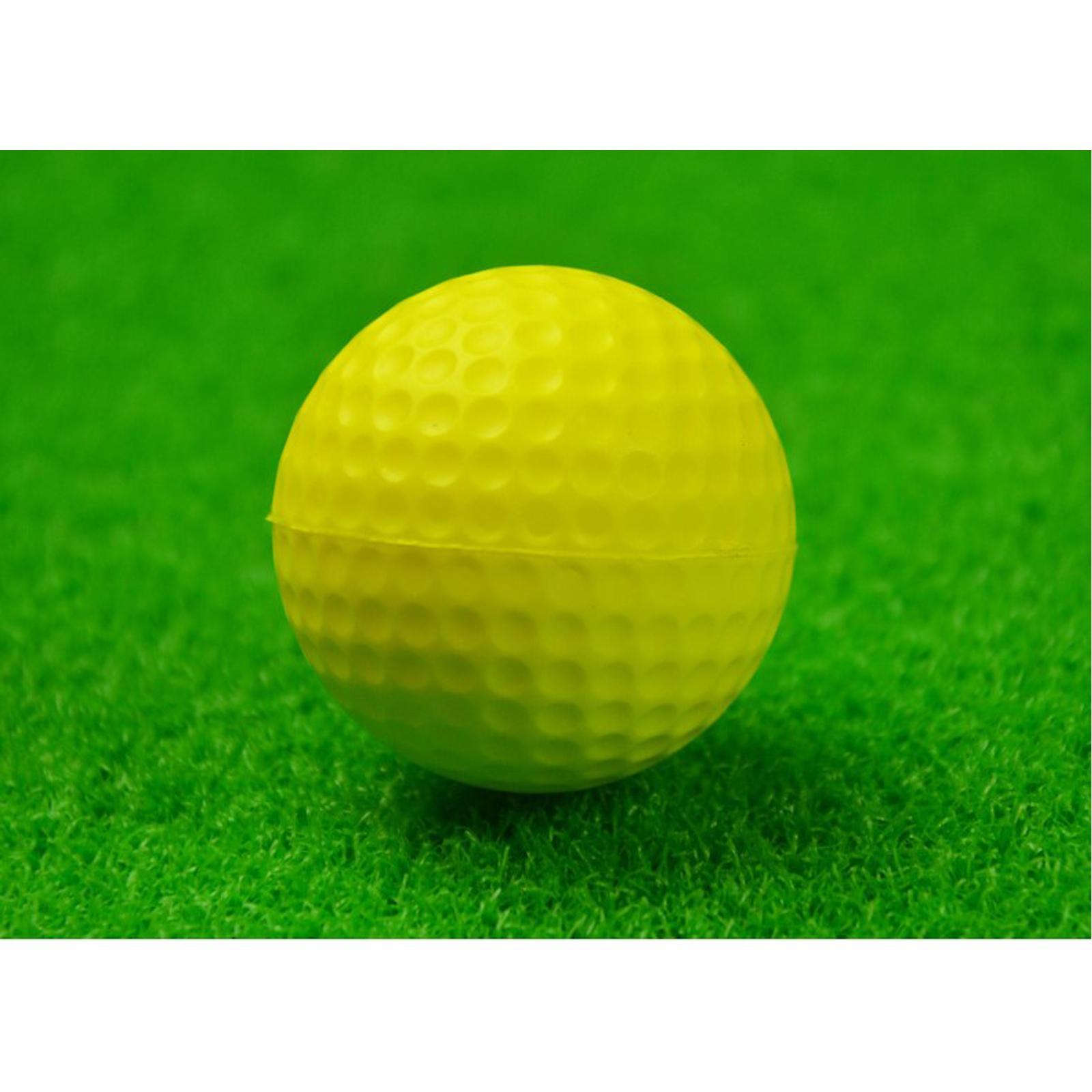 Set of 10 Golf Practice Ball Outdoor Sports PU 1.65inch for Training Aid