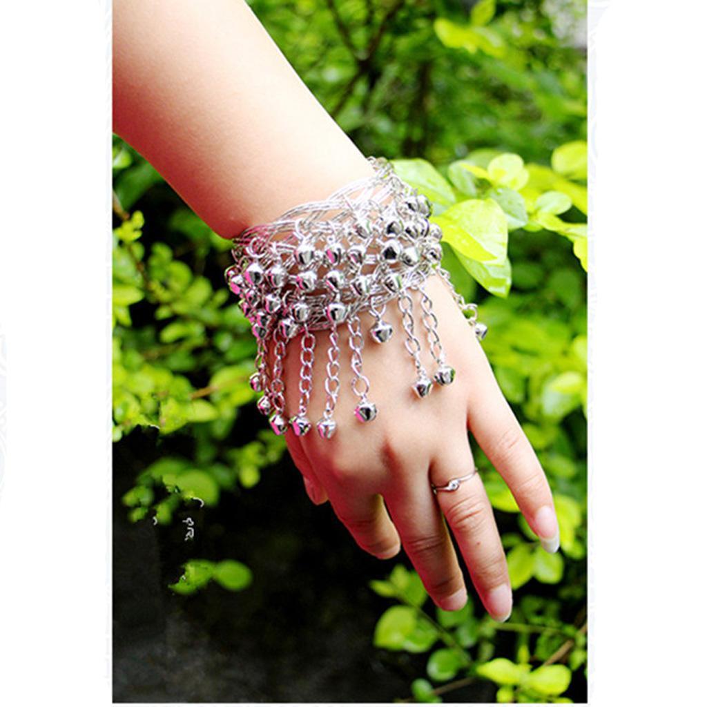 Ethnic Bell Tassels Armlet Upper Arm Cuff Armband Bracelet Jewelry
