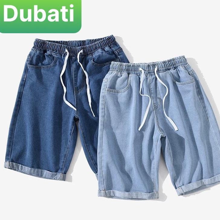 QUẦN SỌT SHORT LỬNG JEAN NAM CHẤT BÒ XANH LƯNG THUN HÀN QUỐC PHONG CÁCH SOÁI KA DB-51- DUBATI FASHION