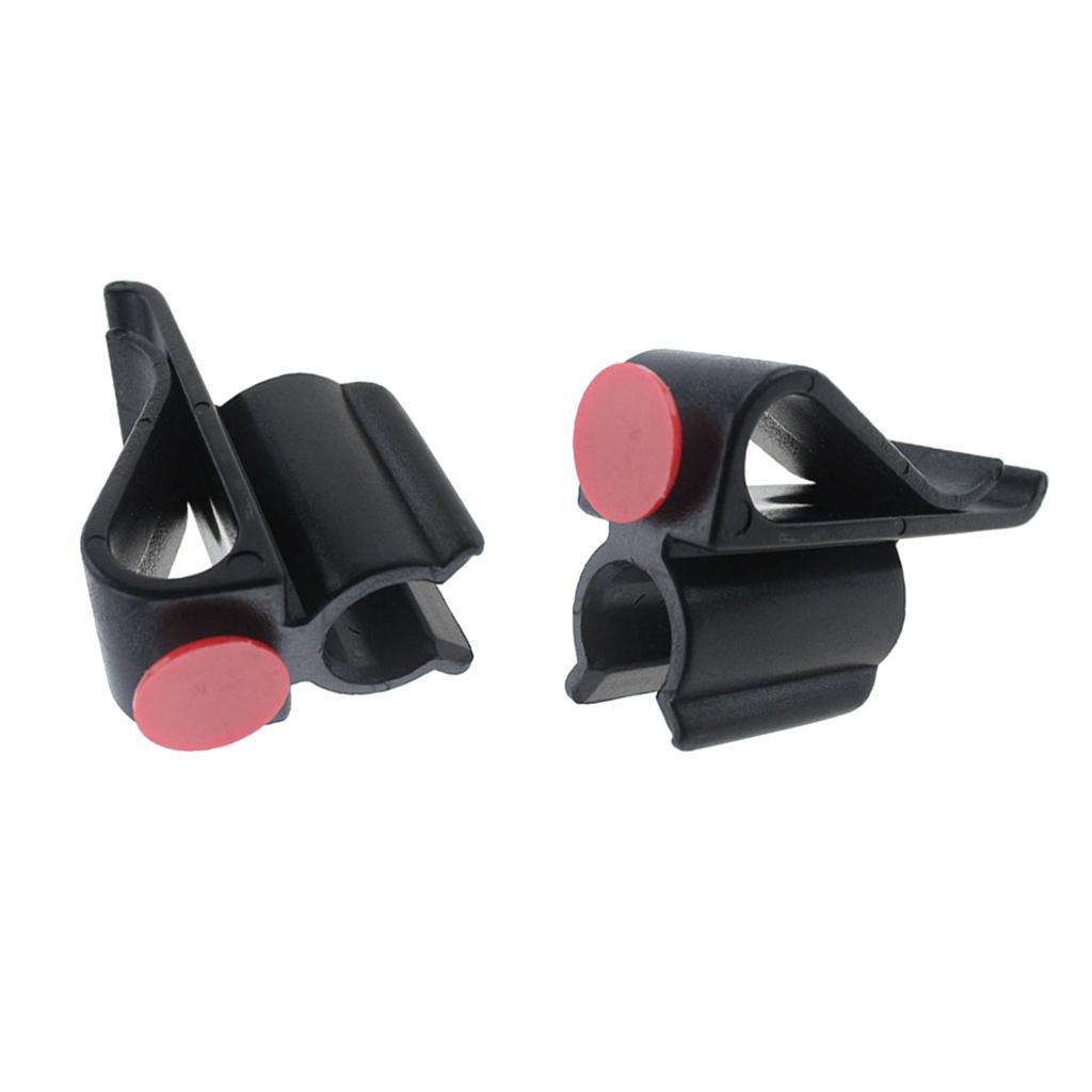Black 2Pcs Golf Club Organizers Putter Clip Holder & Ball Marker / Iron Driver , can Attach to your Golf Bag Belt