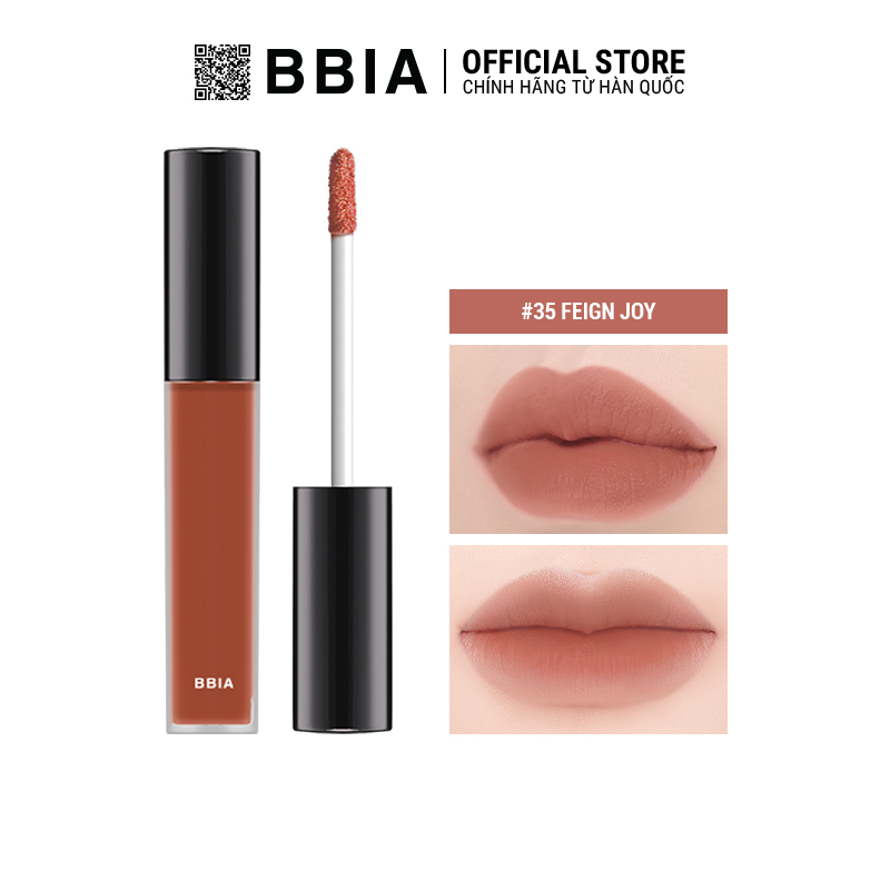 Son Kem Lì Bbia Last Velvet Lip Tint Version 8 5G 5 Màu - 35 Feign Joy