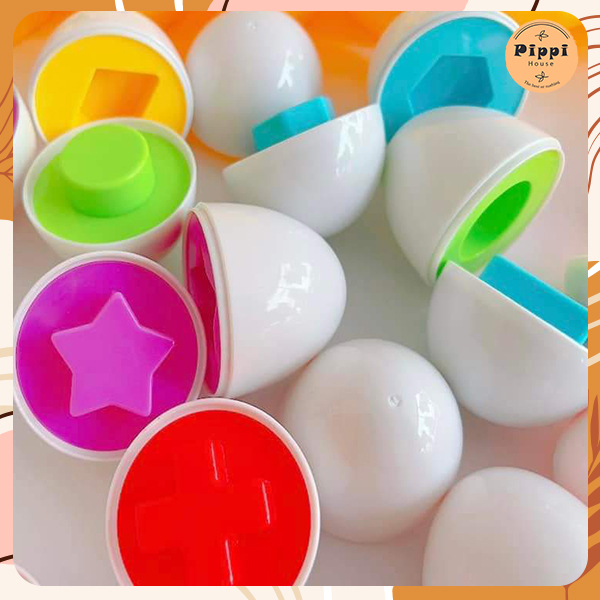 Đồ Chơi Trứng Nối Matching Egg Giúp Bé Phát Triển Vận Động Thô Tư Duy Thông Minh