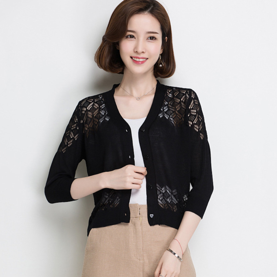 Áo Cardigan Nữ Duyên Dáng ALN040 MayHomes Áo Khoác Kiểu Nhẹ Và Cute