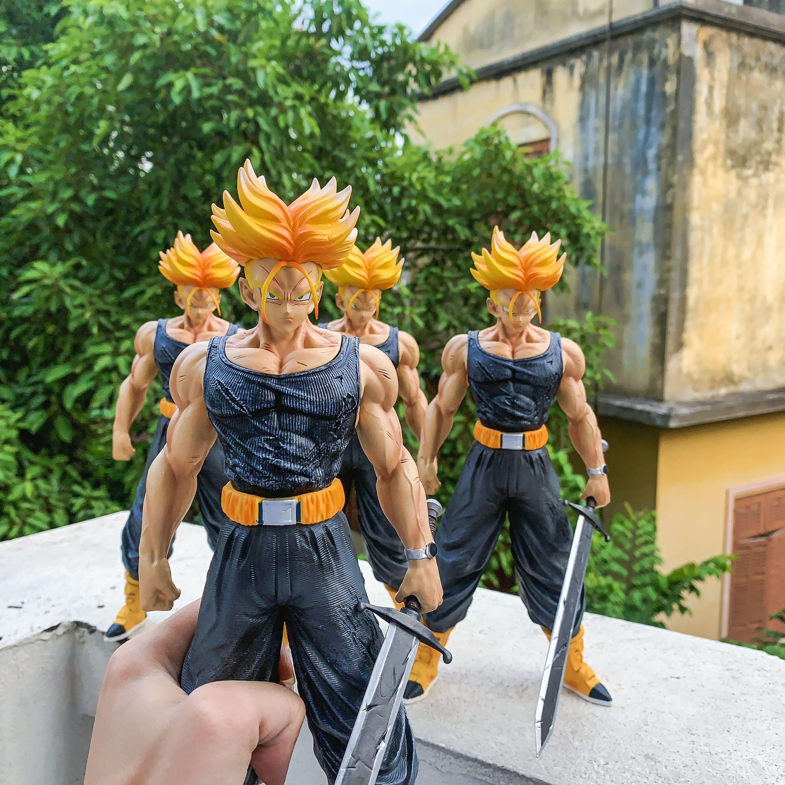 Mô hình trunks super saiyan 2 siêu nét