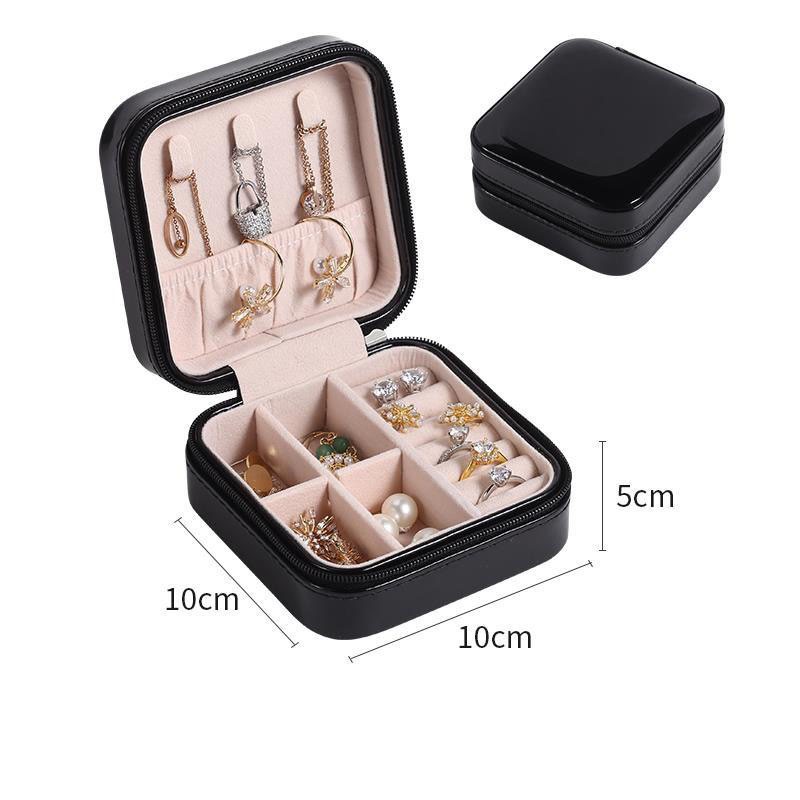 Hộp Đựng Trang Sức Bằng Da PU Cute - Giao hàng ngẫu nhiên