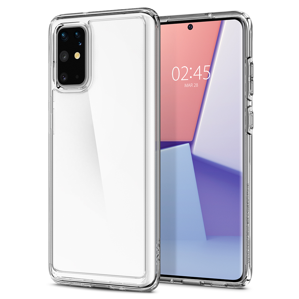 Ốp lưng Spigen Crystal Hybrid dành cho Galaxy S20 Plus Case - Hàng Chính hãng