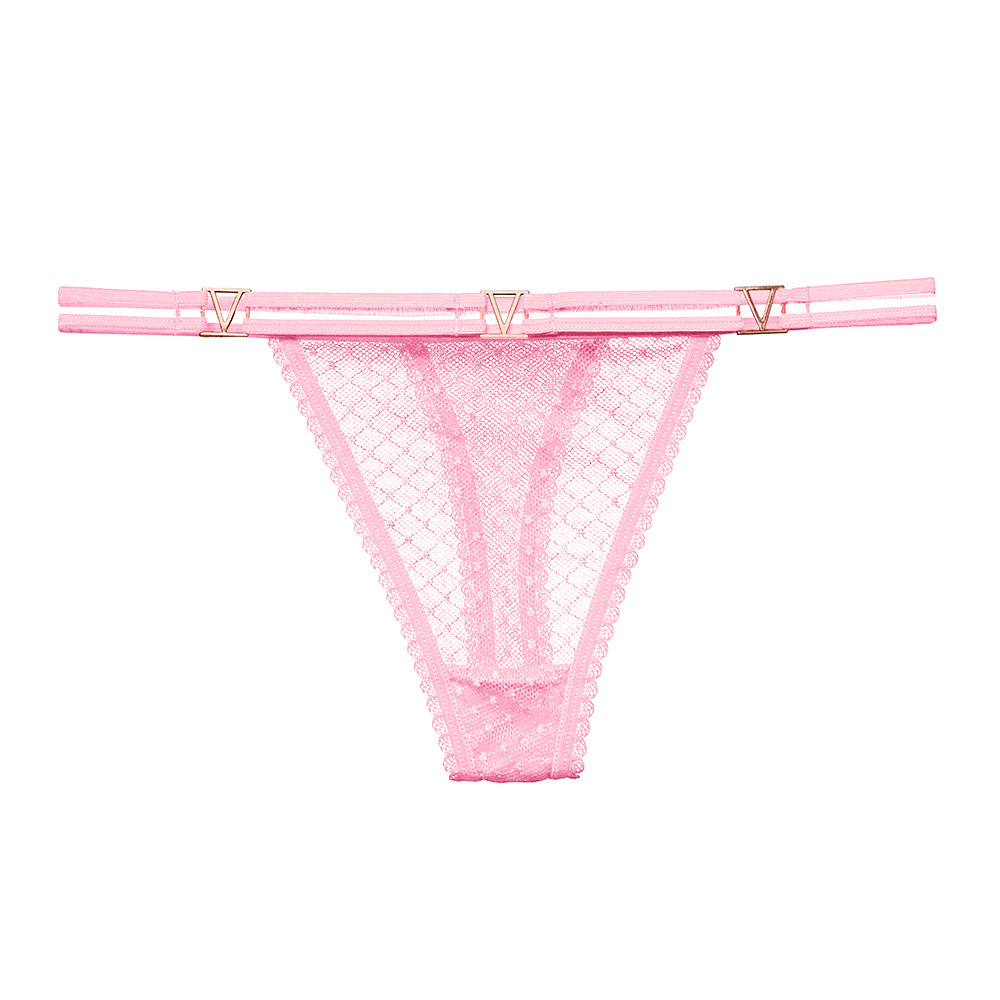 Quần lót ren chấm bi kim loại chữ V hot girl