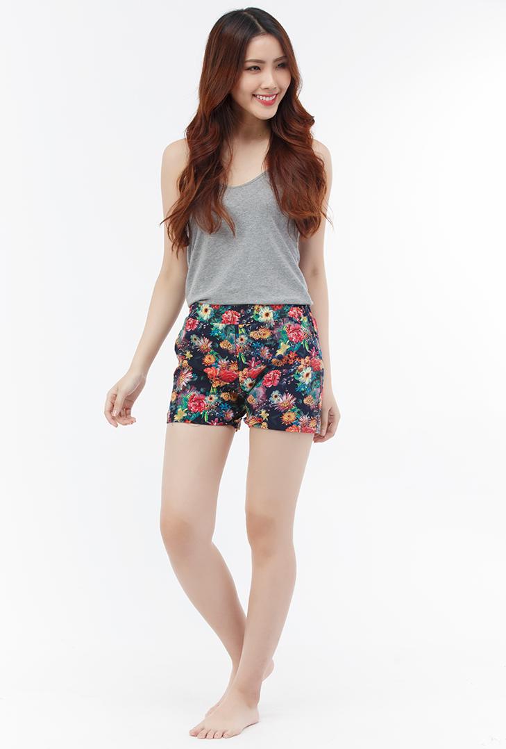 Combo 4 quần short khakhi thun ngắn nữ Phúc An 3012
