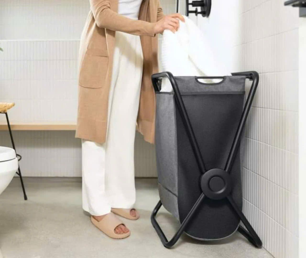 Giỏ đựng quần áo giặt ủi loại đôi Simplehuman Hàng chính hãng