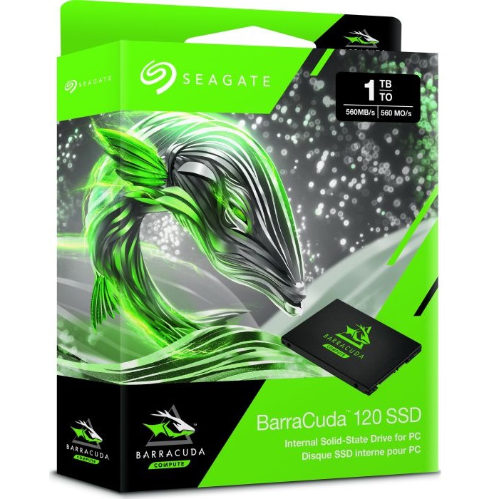 Ổ cứng SSD Seagate BarraCuda 120 SATA 1TB ZA1000CM1A003 - Hàng Chính Hãng