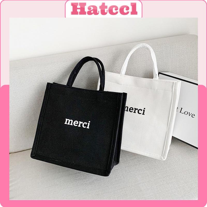 Túi xách Merci vải canvas thời trang hàn quốc sang trọng dễ thương - TX24