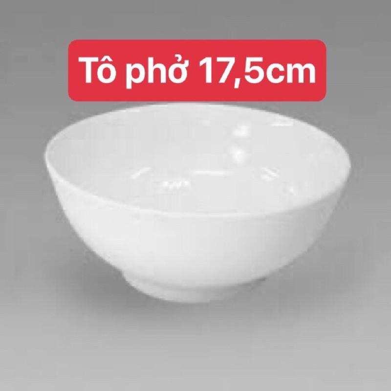 Tô sứ phở 7inch 17,5cm tô loe 8inch 20cm dùng trong nhà hàng khách sạn