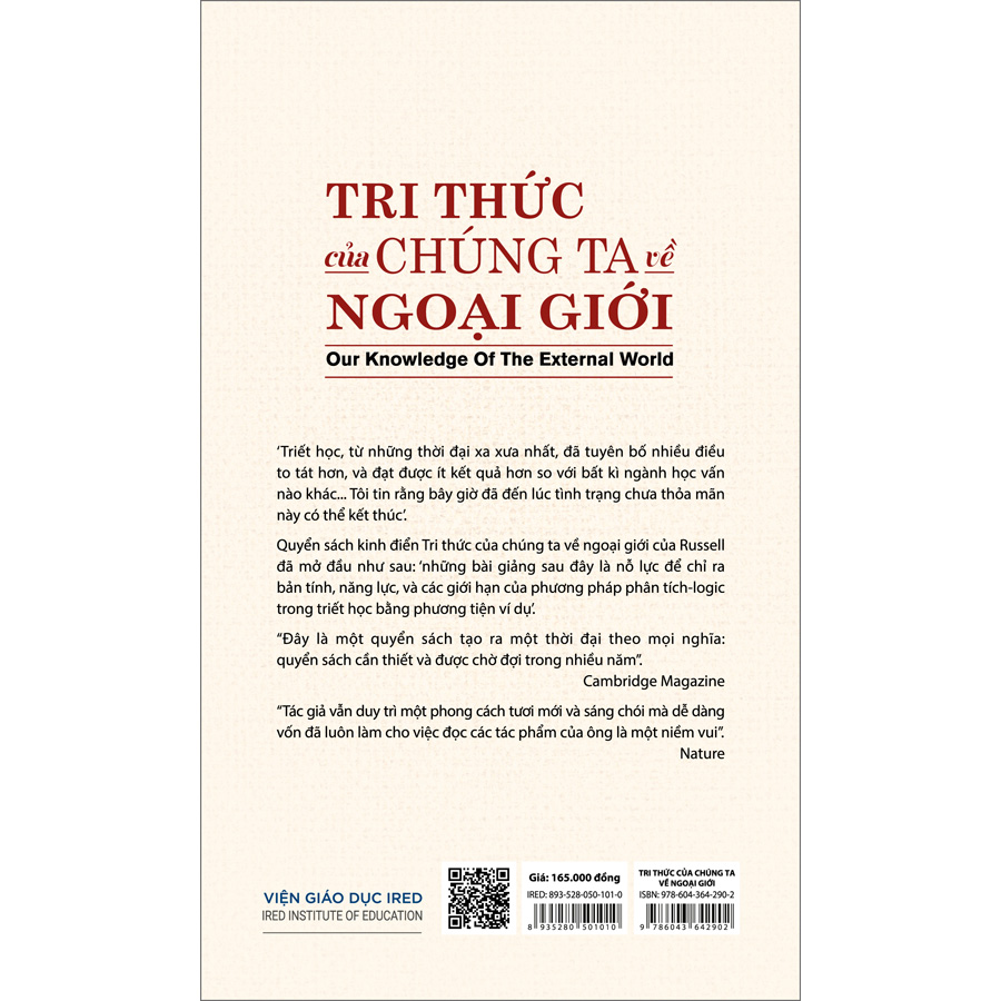 Tri Thức Của Chúng Ta Về Ngoại Giới