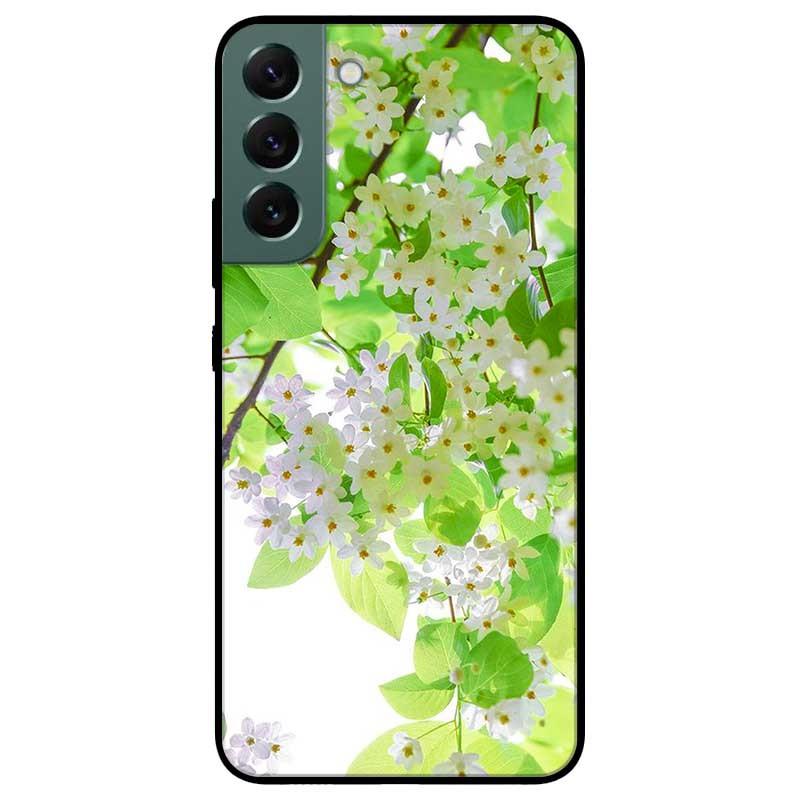 Ốp lưng dành cho Samsung S22 - S22 Plus - S22 Ultra - Hoa Li Ti Trắng