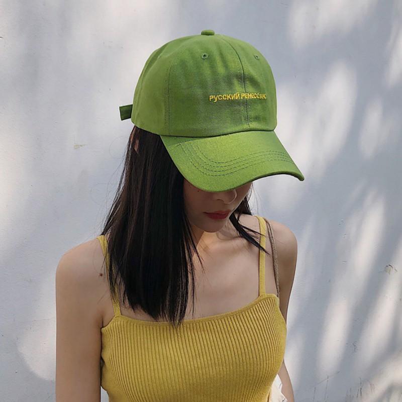 Mũ lưỡi trai chống tia UV thêu chữ thời trang