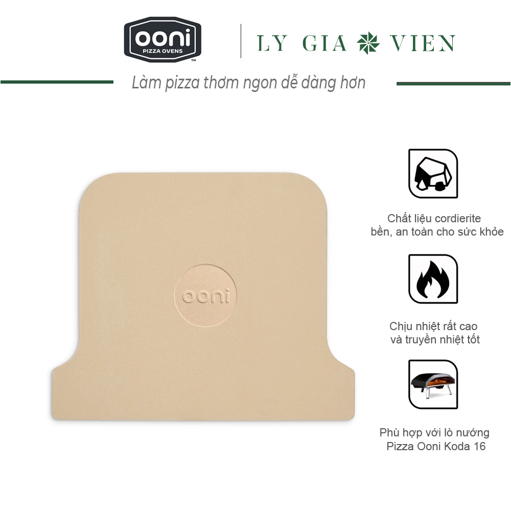 Đá Nướng Pizza Cho Lò Nướng Pizza Ooni Koda 16 Banking Stone