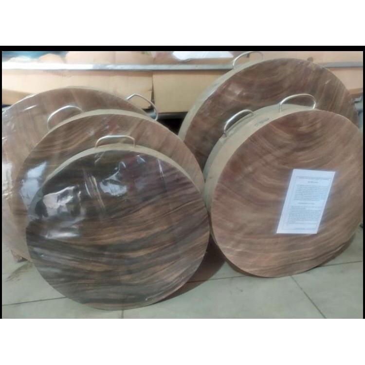 Thớt gỗ nghiến bắc đường kính 30cm