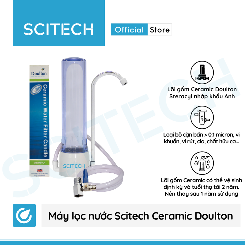 Máy lọc nước Scitech Ceramic - Hàng chính hãng