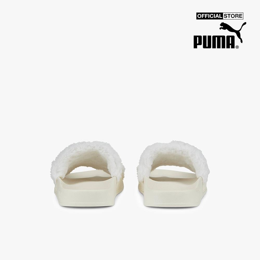 PUMA - Dép nữ quai ngang phối lông Leadcat 387523