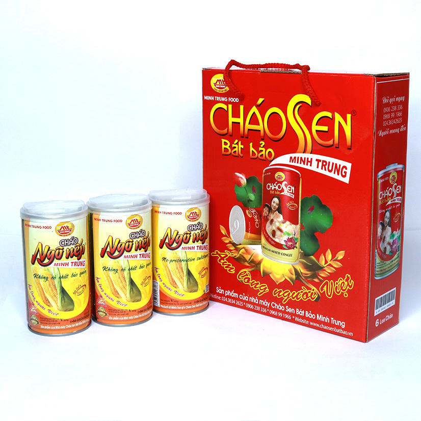 Cháo Ngô Nếp Minh Trung 12 lon