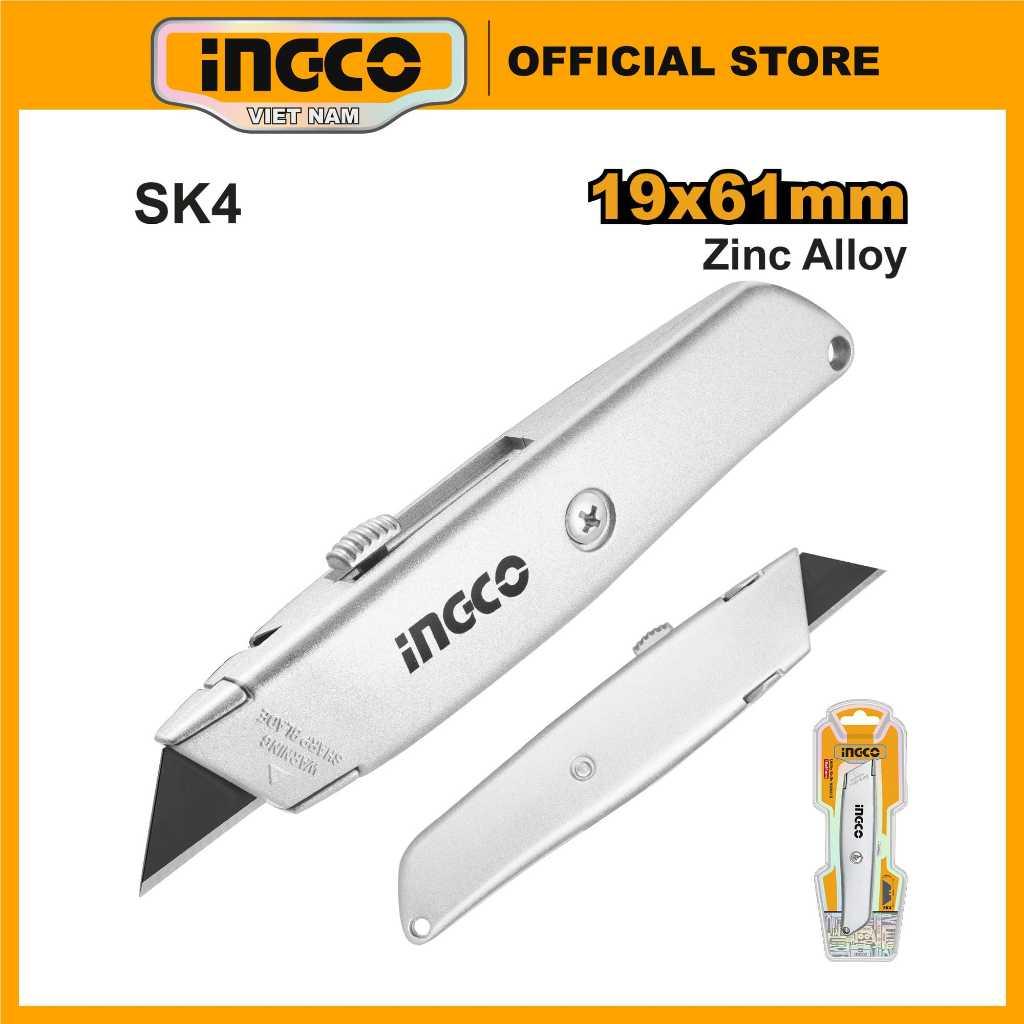 Dao rọc giấy đa năng thân hợp kim kẽm INGCO HUK615