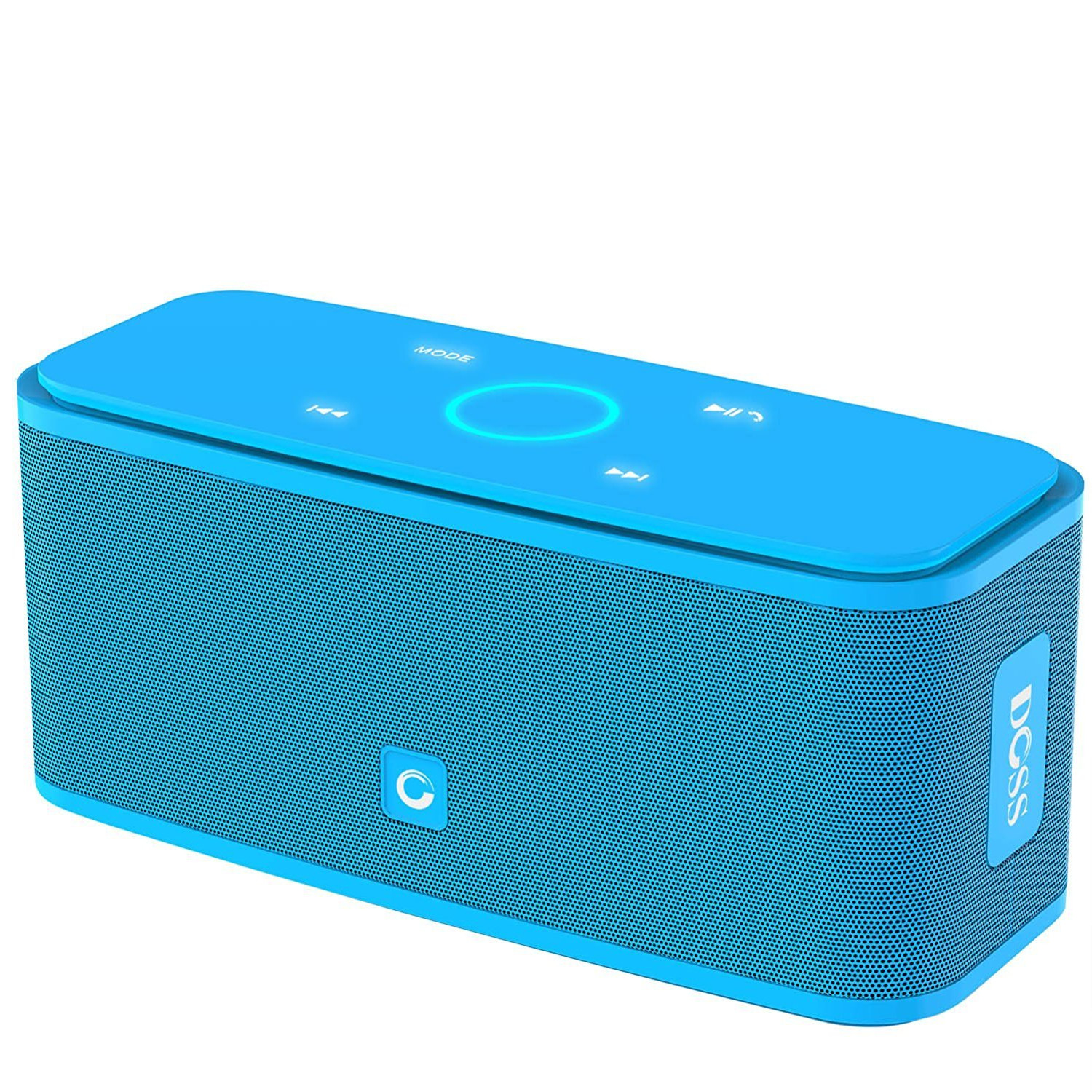 Loa bluetooth DOSS SoundBox Touch (màu xanh dương) - Hàng Chính Hãng