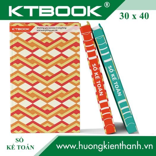 Sổ ghi chép Kế Toán bìa cứng giấy in caro cao cấp size 30 x 40 cm Khổ Lớn mã 400