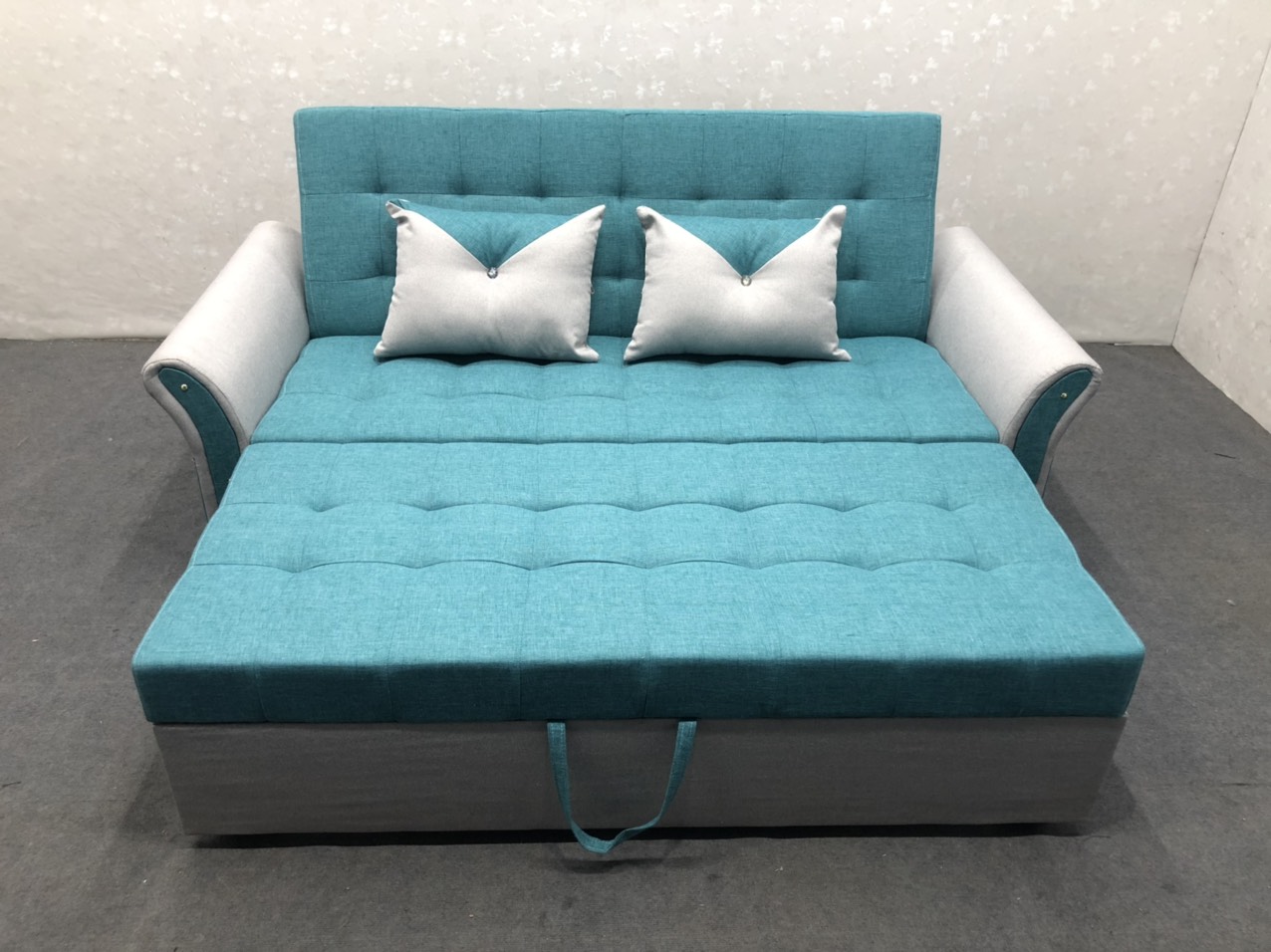 Ghế Sofa Bed Đa Năng Thông Minh Kéo Ra Thành Giường Đơn Giản HGP, Dễ Dàng Sử Dụng Cho Phòng Khách Tiện Lợi HGK-14