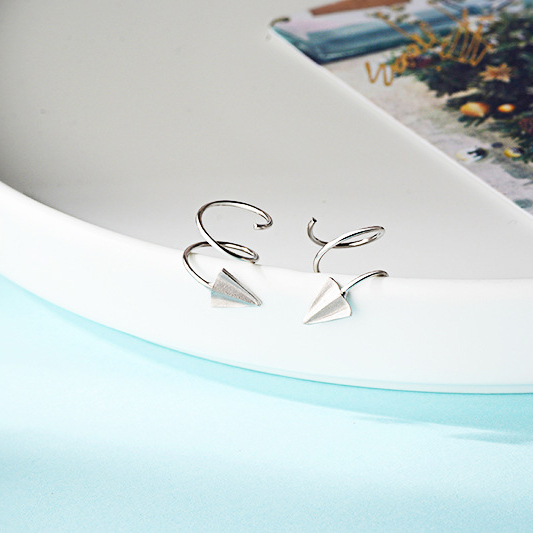 Bông tai lò xo khuyên tai lò xo mix mũi nhọn