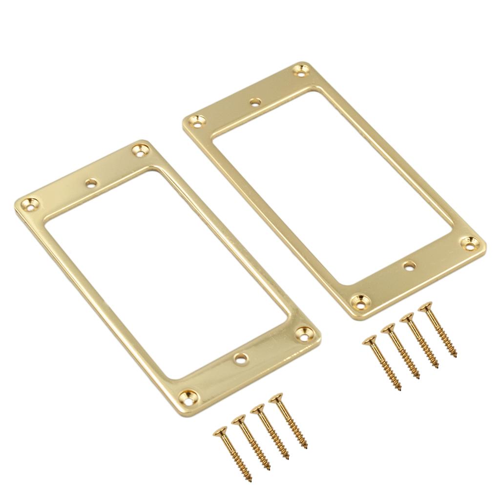 2 chiếc Đàn Guitar Cổ & Cầu Humbucker Gắn Vòng bằng Ốc Vít Vàng