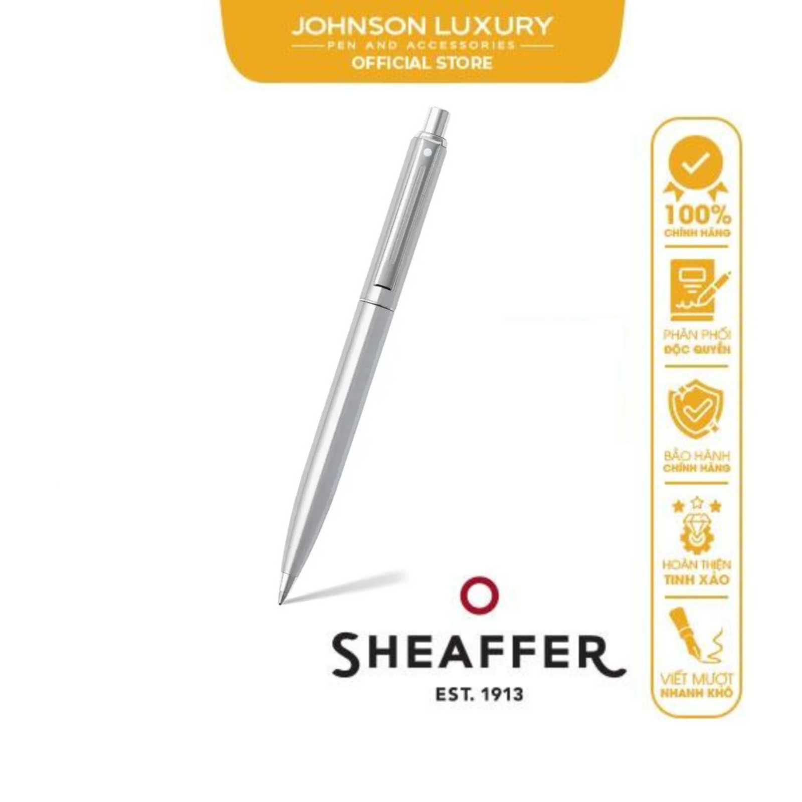 Bút Ký Doanh Nhân CEO Bút Kí Tên Sheaffer 100 E1930651 Mạ Chrome Mờ Cao Cấp