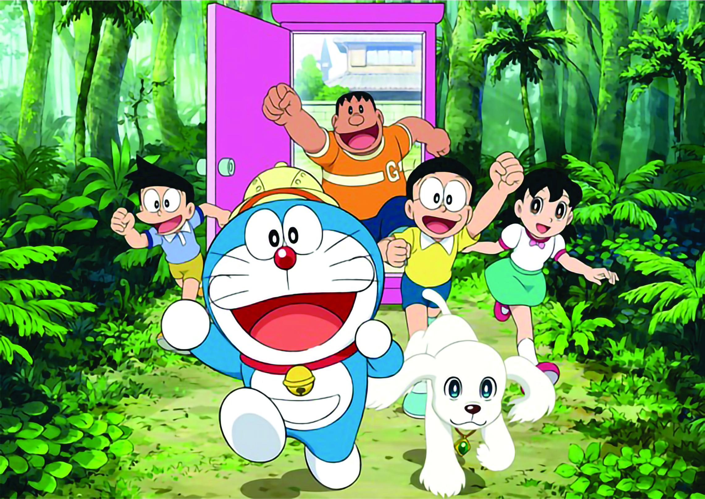 Bộ 10 bức tranh decal dán tường doraemon