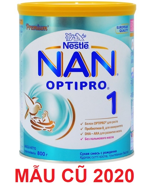 Sữa Bột Nestlé NAN Nga Optipro 1 (800g) 0-6 tháng