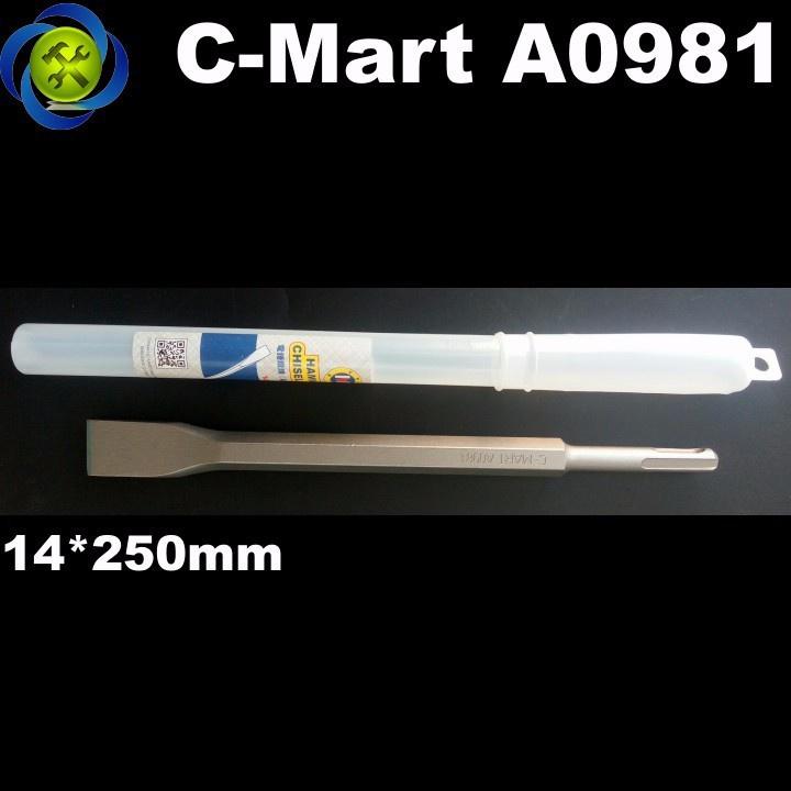 Đục dẹp đuôi gài C-Mart A0981 14x250mm