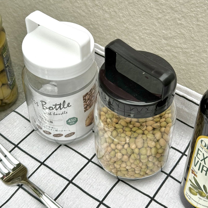 Hũ thủy tinh có quai xách Echo Glass Bottle 450ml