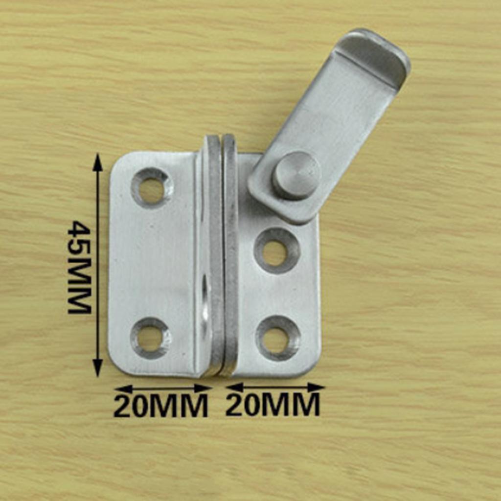 12-20pack Stainless Steel Hasp Cabinet Door Latch Security Lock Hardware Right